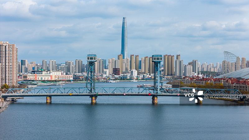 塘沽海门大桥图片素材