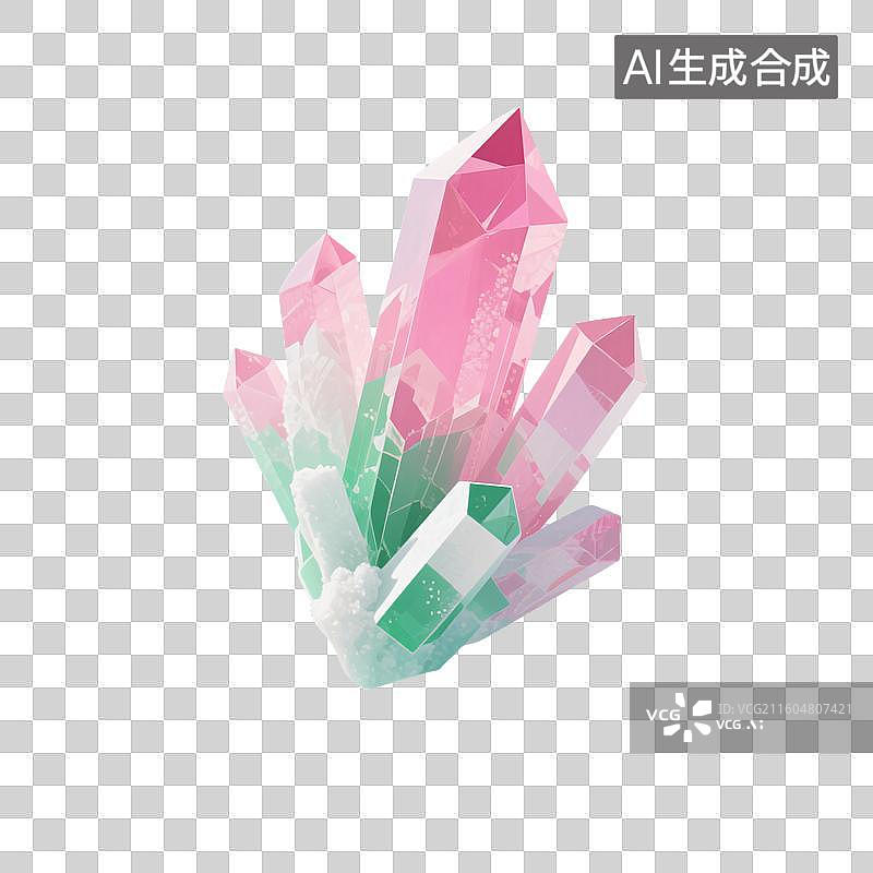 【AI数字艺术】幻彩运城盐湖之晶图片素材