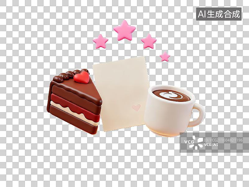 【AI数字艺术】3d西方节日感恩节食物元素图片素材