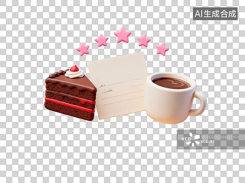 【AI数字艺术】3d西方节日感恩节食物元素图片素材