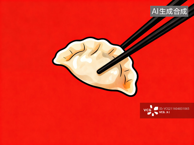 【AI数字艺术】饺子图片素材
