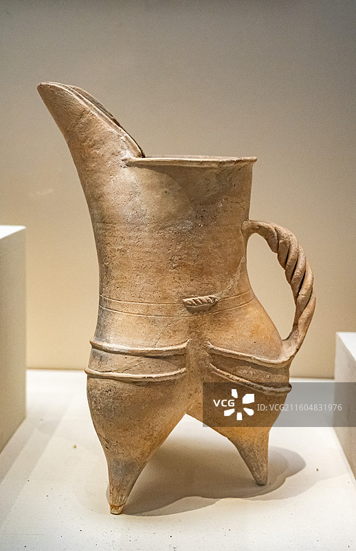 北京国家博物馆基本陈列白陶鬶图片素材