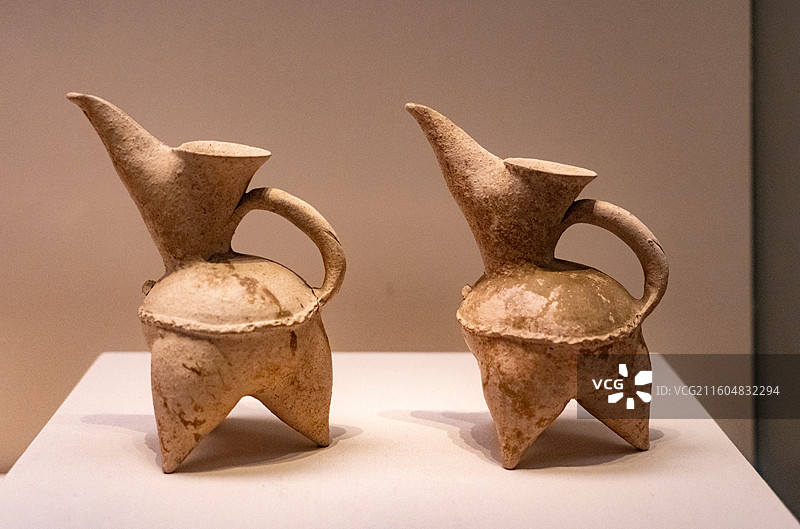 北京国家博物馆基本陈列白陶鬶图片素材