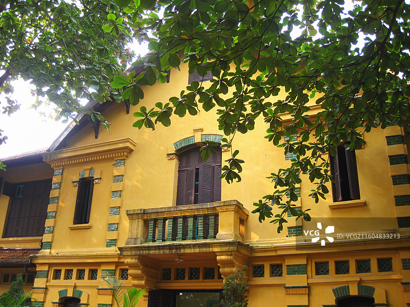 越南河内胡志明故居纪念馆图片素材