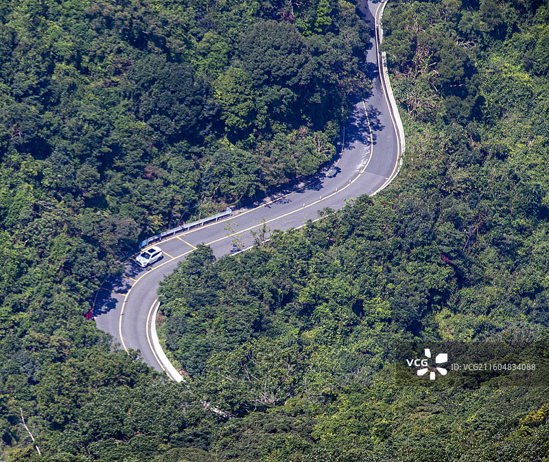 深圳梅沙尖盘山公路图片素材