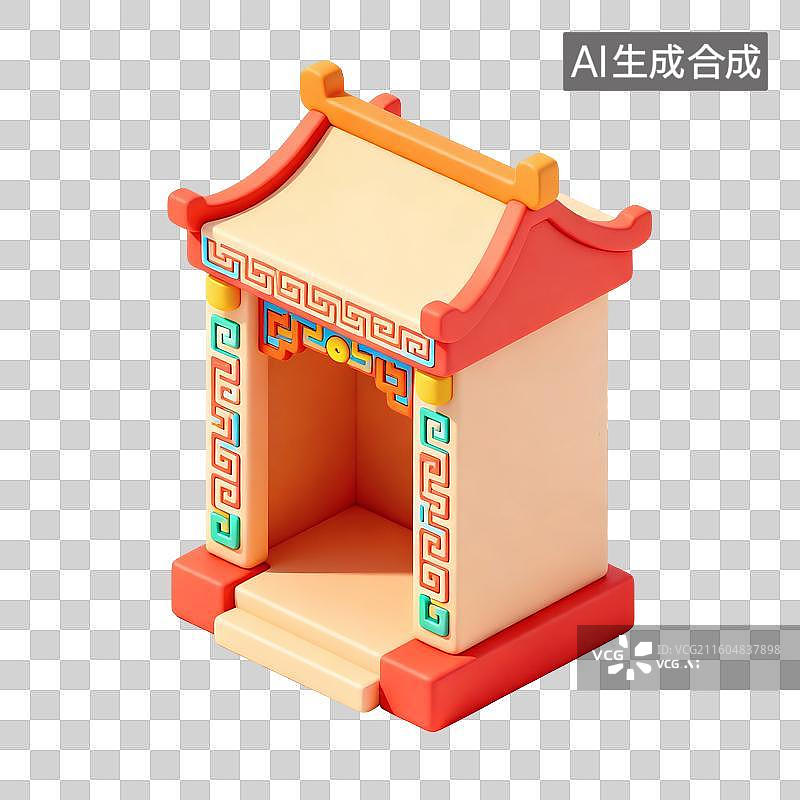 【AI数字艺术】神龛插画图片素材