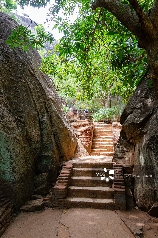 斯里兰卡狮子岩遗址图片素材