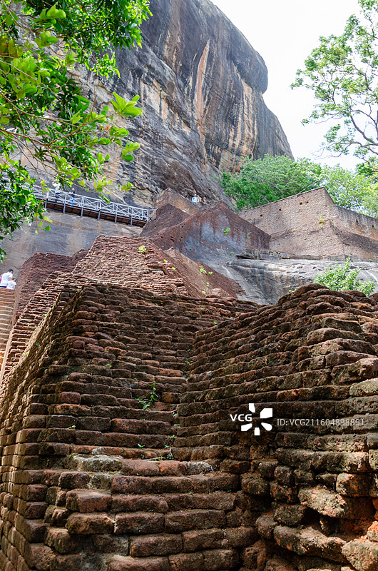 斯里兰卡狮子岩遗址图片素材