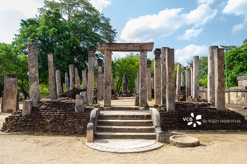 斯里兰卡波隆纳鲁沃古城遗址图片素材