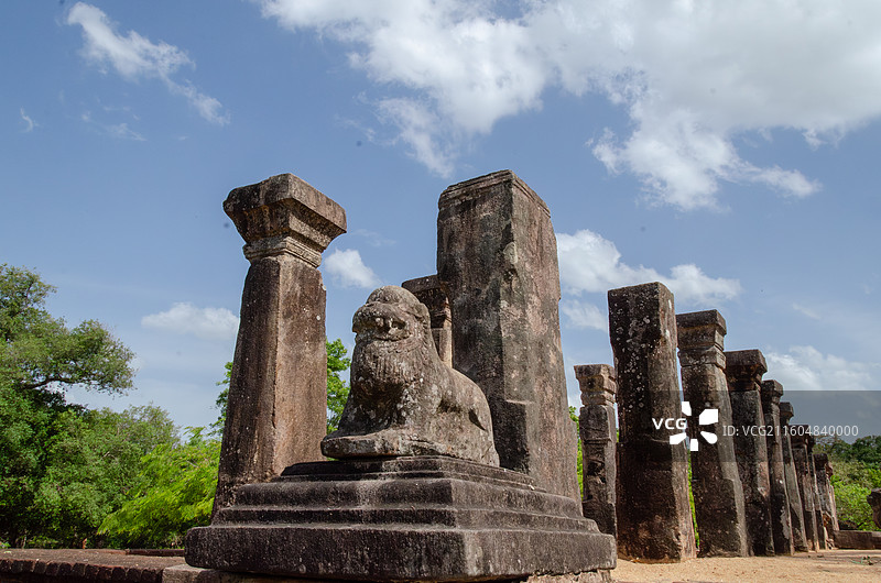 斯里兰卡波隆纳鲁沃古城遗址图片素材