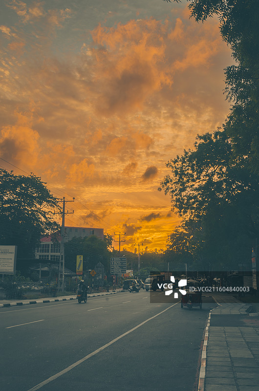 日落彩霞图片素材