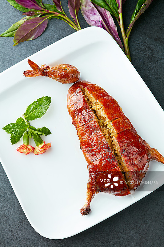 八宝鸭图片素材