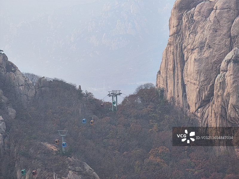 五莲山，一线天，风动石，试剑石图片素材