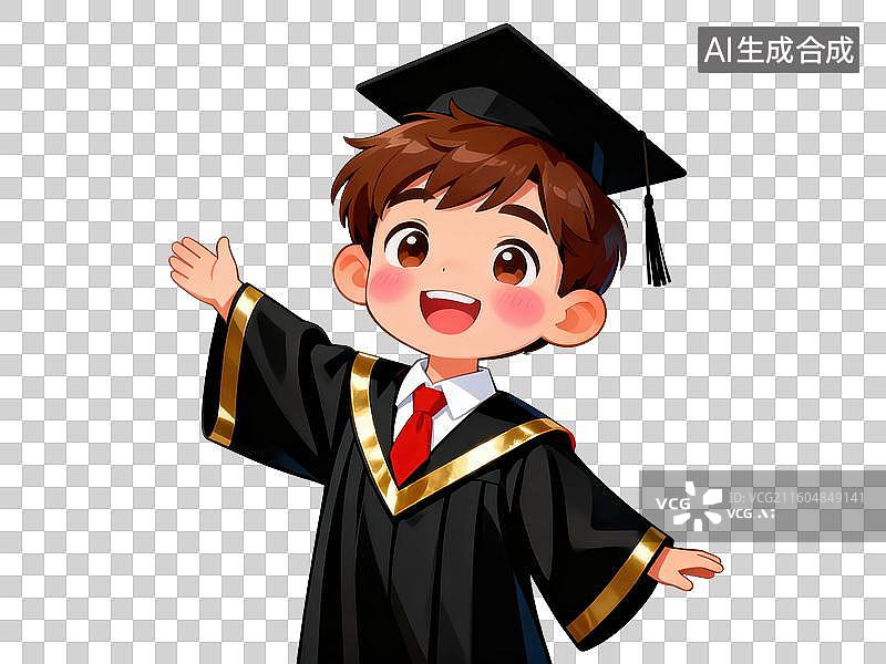 【AI数字艺术】毕业礼服图片素材