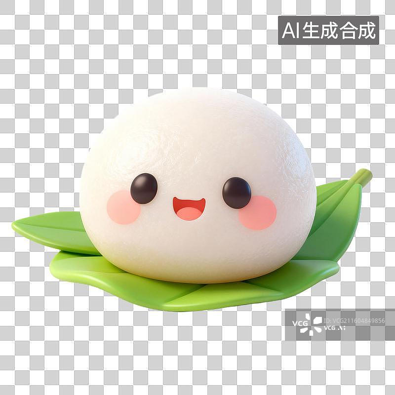 【AI数字艺术】3D拟物风格二十四节气冬天立冬元素团子图片素材