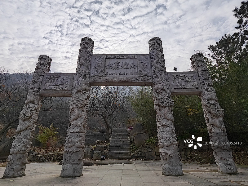 小雪节气，五莲山自然风光图片素材