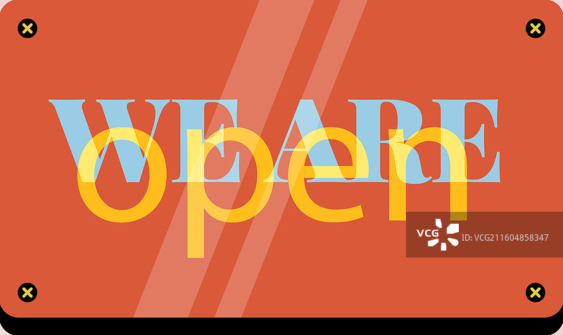 我们营业中告示牌概念图片素材