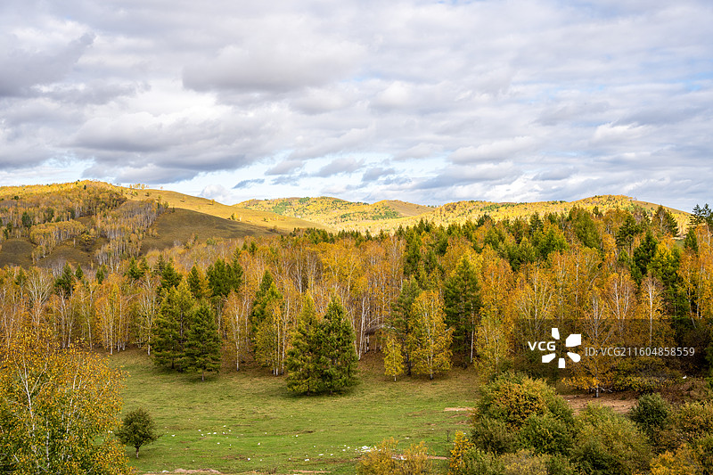 呼伦贝尔蒙兀室韦自然风光图片素材