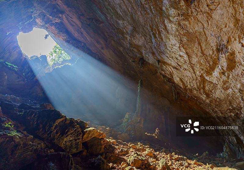 桂林乐平县朝天岩景色图片素材