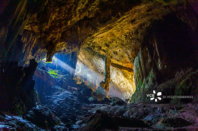 桂林乐平县朝天岩景色图片素材