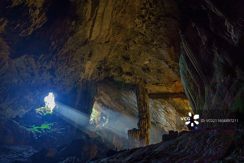 桂林乐平县朝天岩景色图片素材