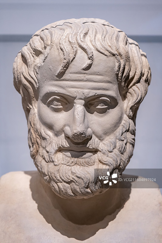 雅典卫城博物馆藏哲学家头像图片素材