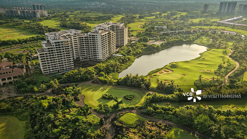 海南海口观澜湖高尔夫球场图片素材