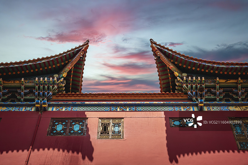 云南省昆明市宝华寺图片素材