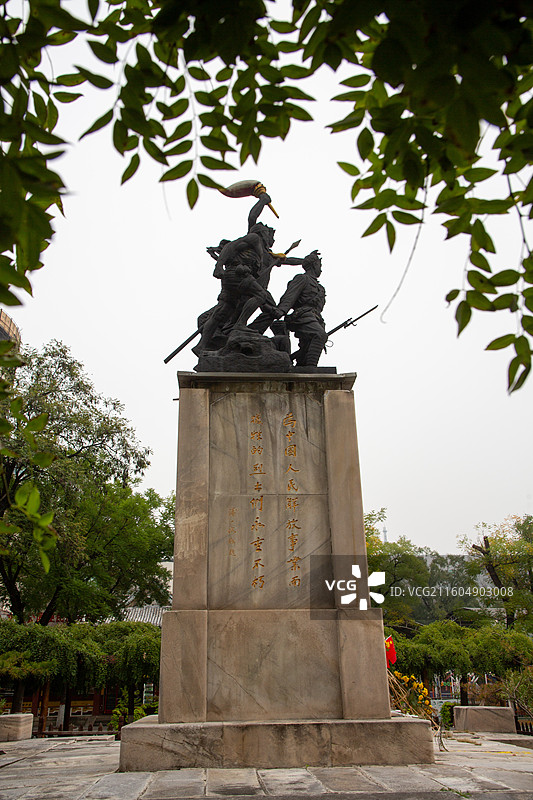 太原革命烈士纪念塔图片素材