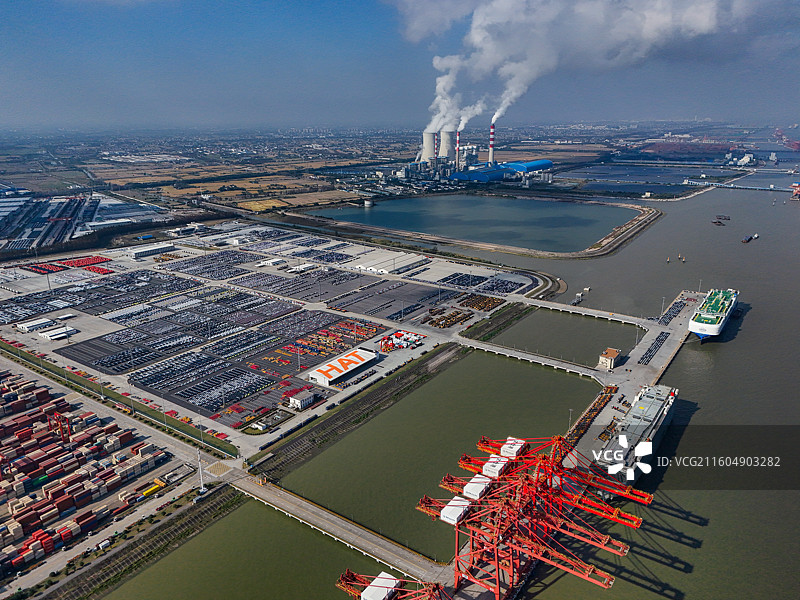 苏州太仓港图片素材