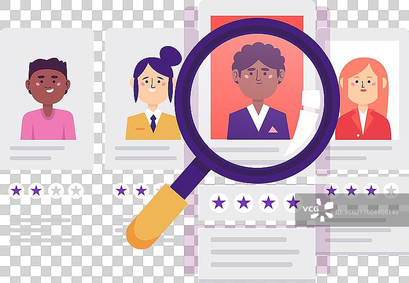 招聘概念图片素材