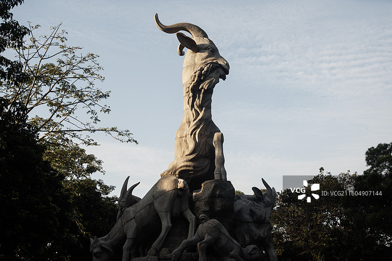 越秀公园五羊石像图片素材