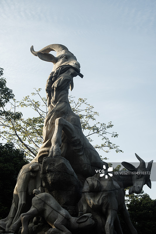 越秀公园五羊石像图片素材