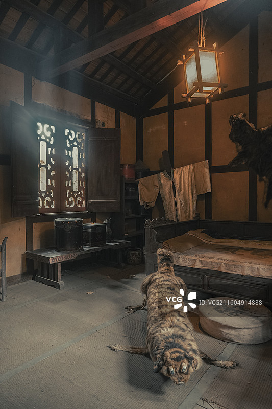 湖北省宜昌市三峡人家风景区，三峡人家，巴王宫，人文景观，古建筑，古建，古迹，寨子，古楼，古代，古老，图片素材