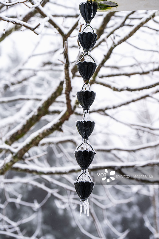 湖北恩施太山庙雪源林海图片素材