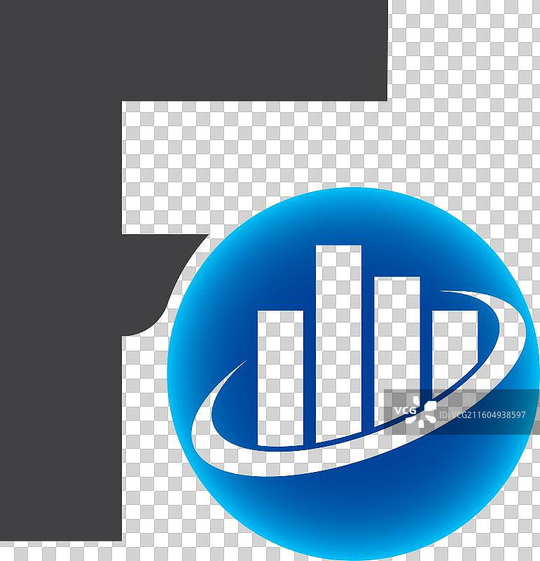 字母 f 标志模板 彩色字母 f图片素材