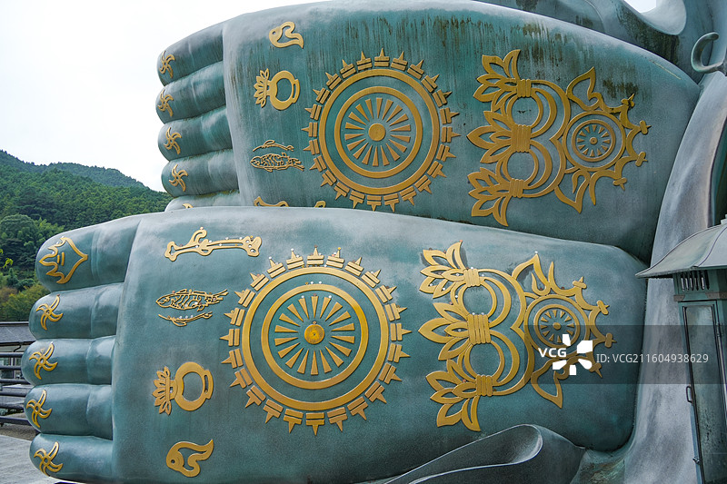 日本福冈宗教文化旅游目的地佛教寺院南藏院图片素材