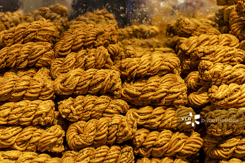 天津市古文化街：十八街麻花图片素材