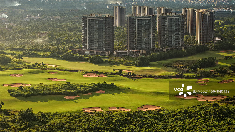 海南海口观澜湖高尔夫球场图片素材