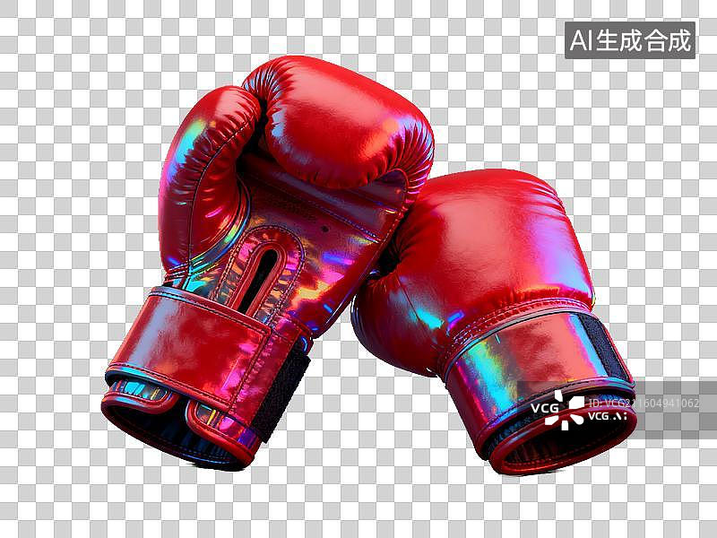【AI数字艺术】红色拳击手套图片素材