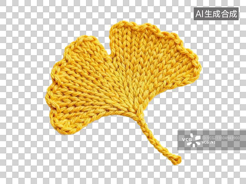 【AI数字艺术】二十四节气  秋分 寒露 黄色编织银杏叶图片素材