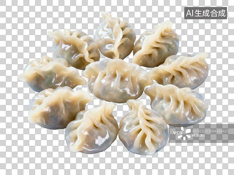 【AI数字艺术】二十四节气 冬至 年俗 一盘饺子图片素材