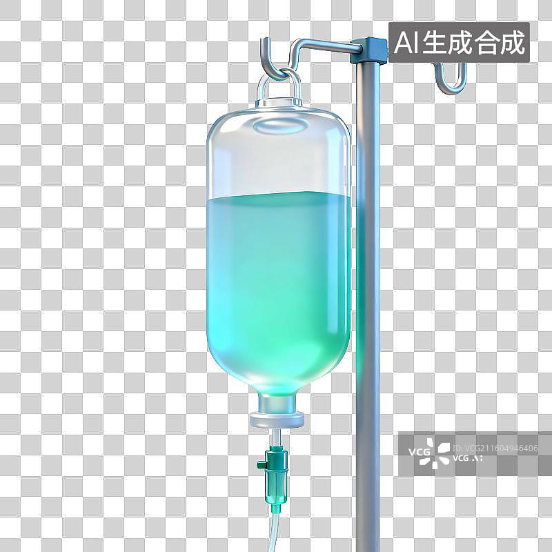 【AI数字艺术】科技感3D建模医疗元素图片素材