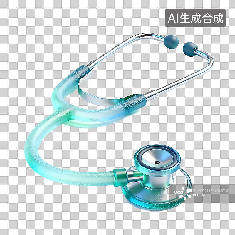 【AI数字艺术】科技感3D建模医疗元素图片素材