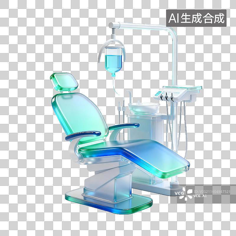 【AI数字艺术】科技感3D建模医疗元素图片素材