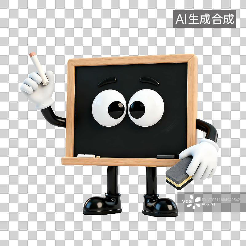 【AI数字艺术】3D可爱拟人元素图片素材