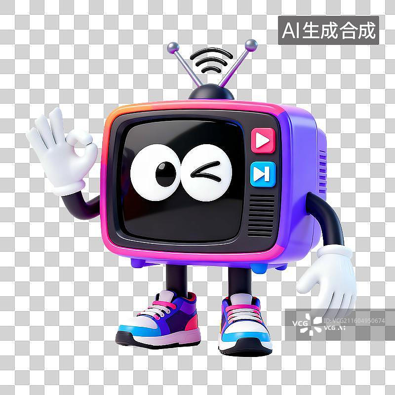 【AI数字艺术】3D可爱拟人元素图片素材