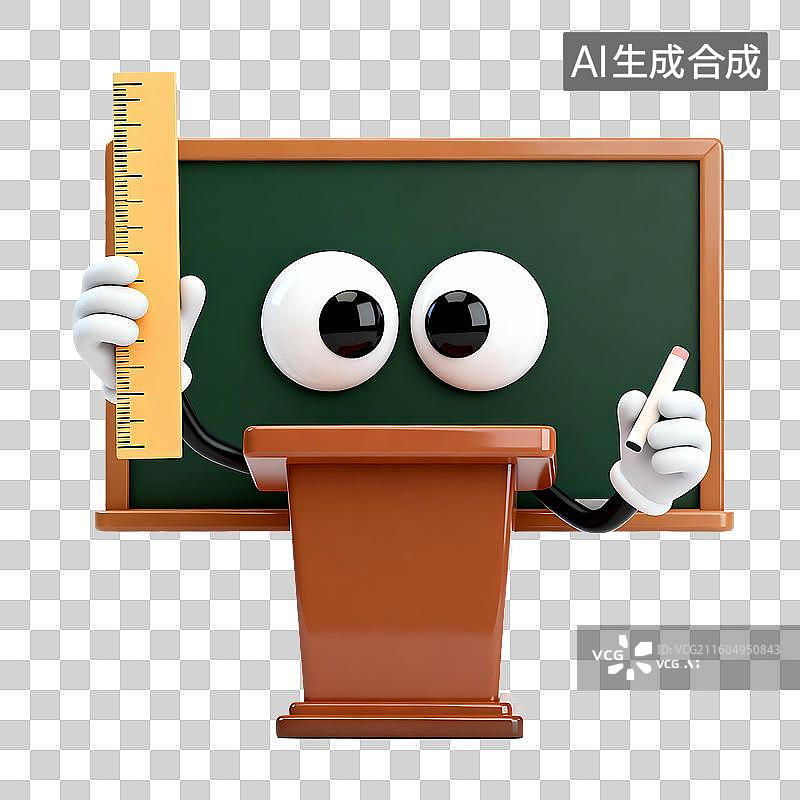 【AI数字艺术】3D可爱拟人元素图片素材