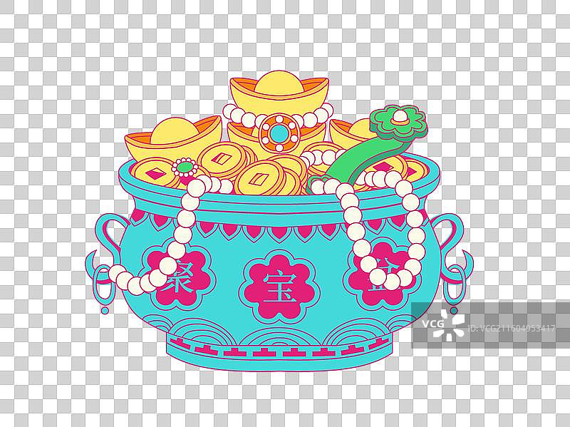 聚宝盆图片素材