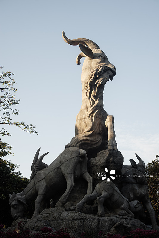 越秀公园五羊石像图片素材